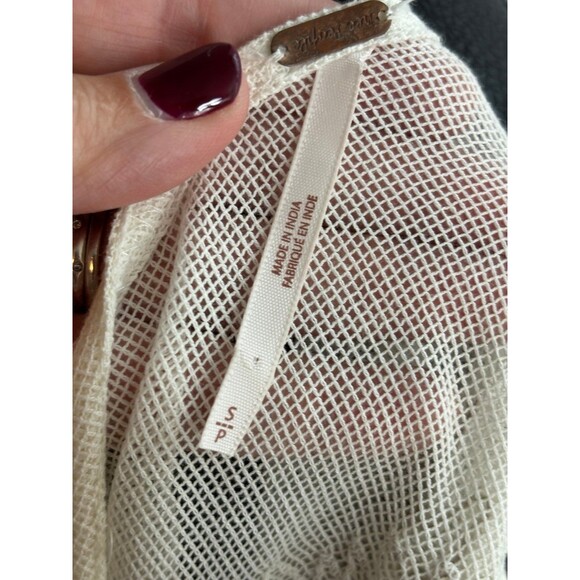 Free People Oversized Embroidered Tee Small Bohemian - Picture 11 of 11